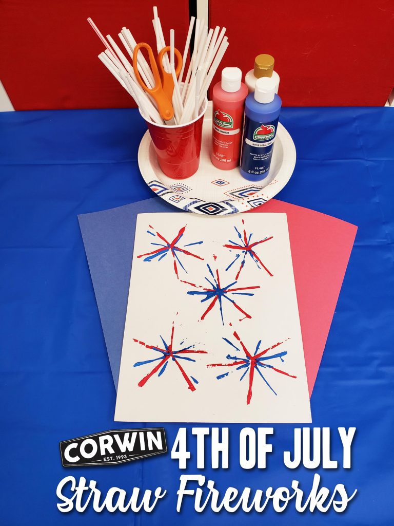 Corwin 4th of July Straw Fireworks