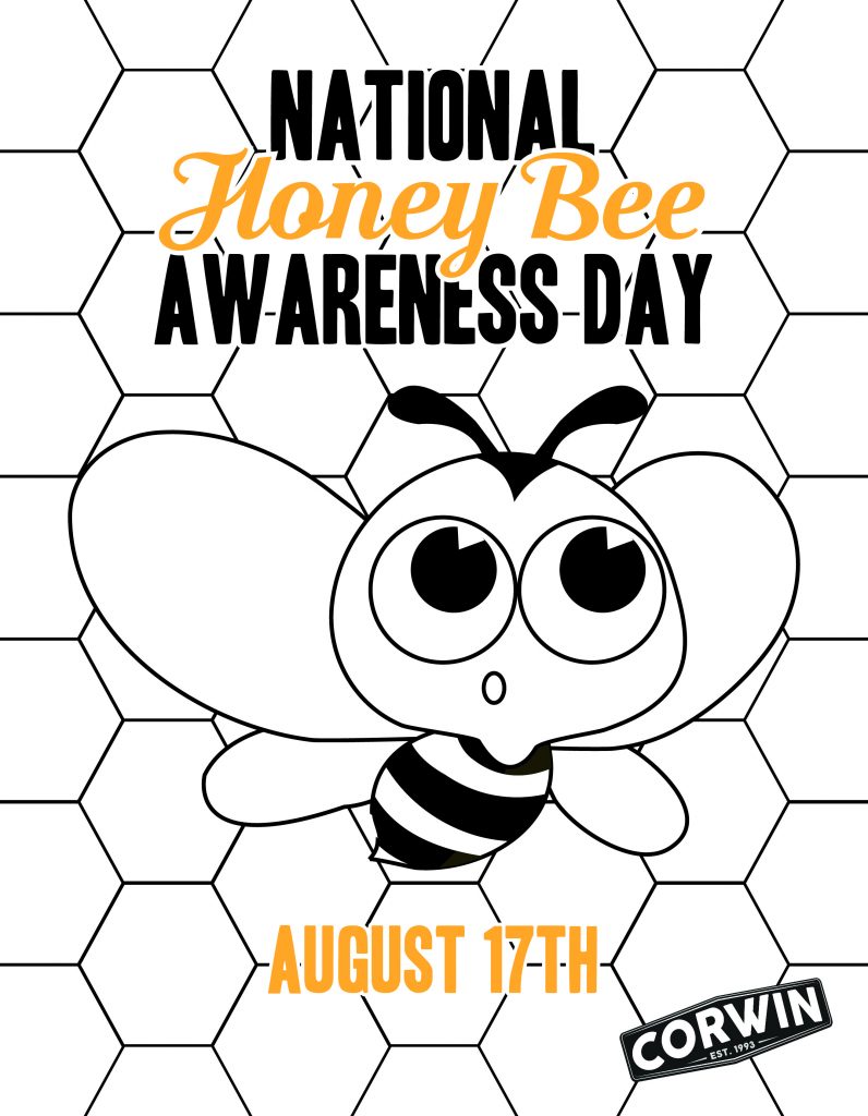National Coloring Book Day Free National Honey Bee Awareness Day Download