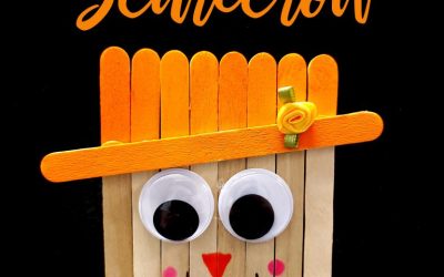 Popsicle Stick Scarecrow Magnets
