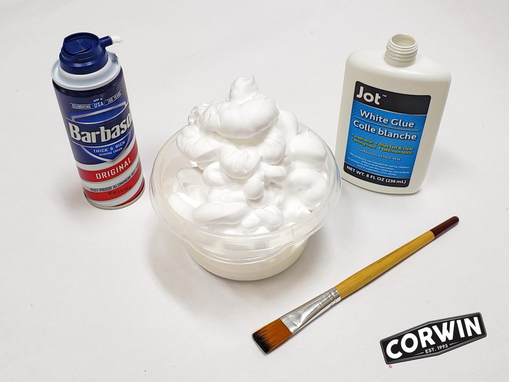 DIY Snow Paint for Kids - 2 Ingredients! - Mama Cheaps®