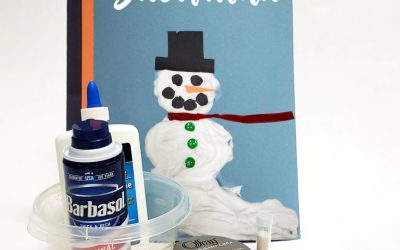 2-Ingredient Snow Paint Snowman