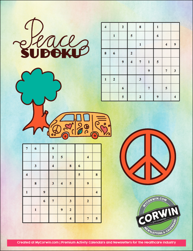 Peace Sudoku Puzzle