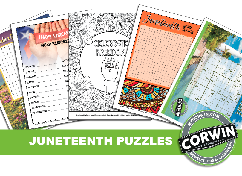 Juneteenth Puzzles for Free