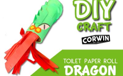 Toilet Paper Roll Dragon