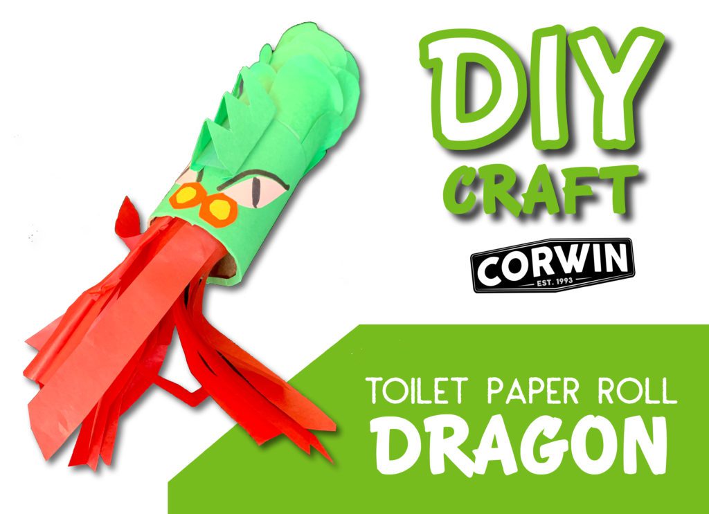 Toilet Paper Roll Dragon Craft
